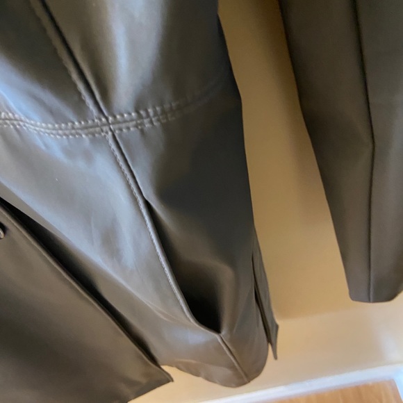 Utex Design Grey Short Trench-coat size 10 - Picture 8 of 13